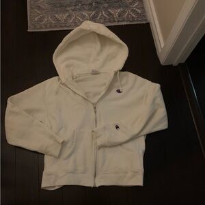 Champion Kids Cream Zip-Up Hoodie